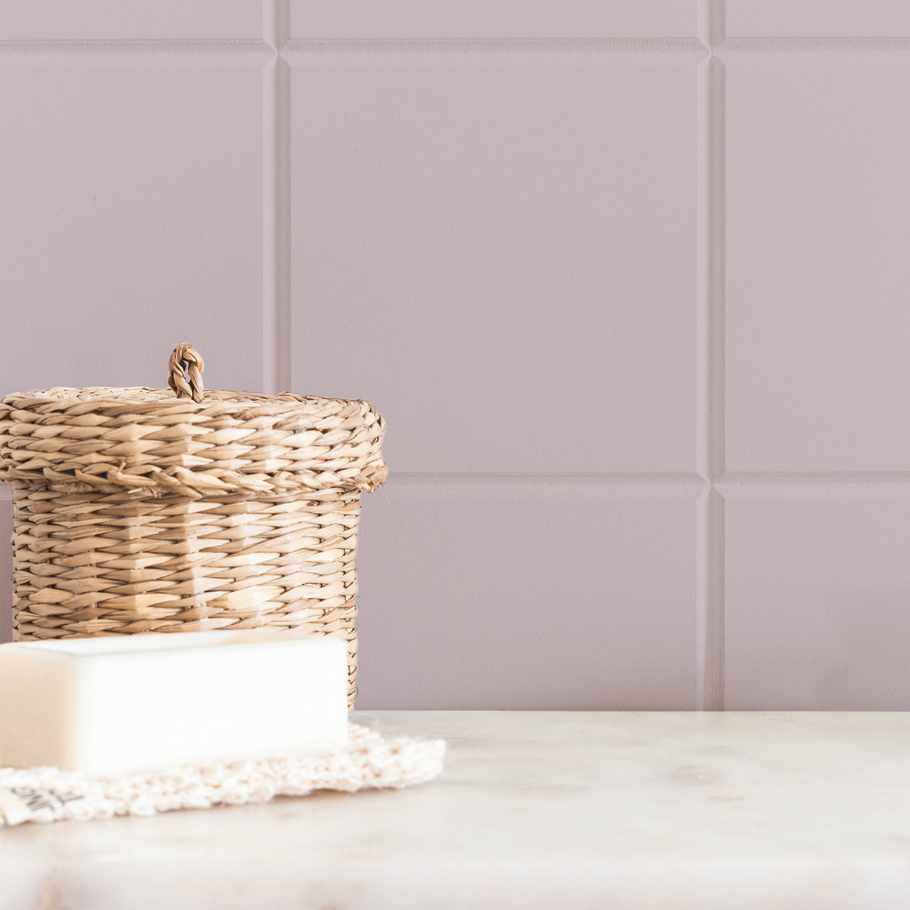 Lilac Wine Bathroom Tile Paint - Matt Purple Finish
