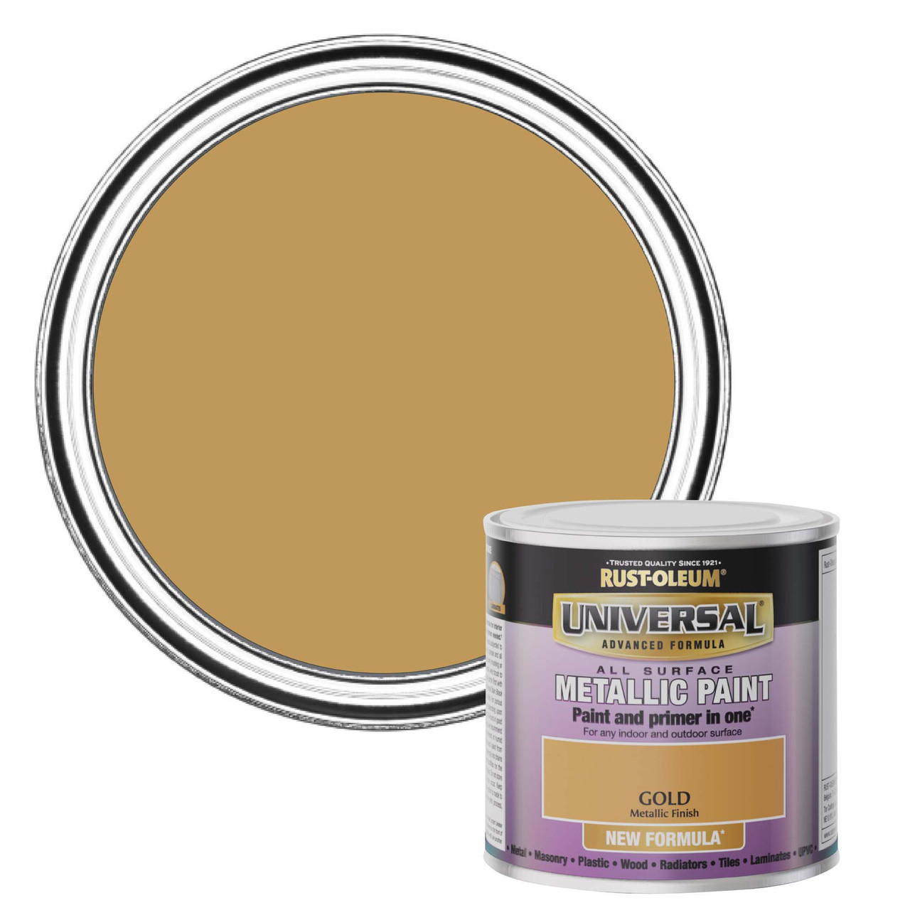 Rustoleum gold store paint