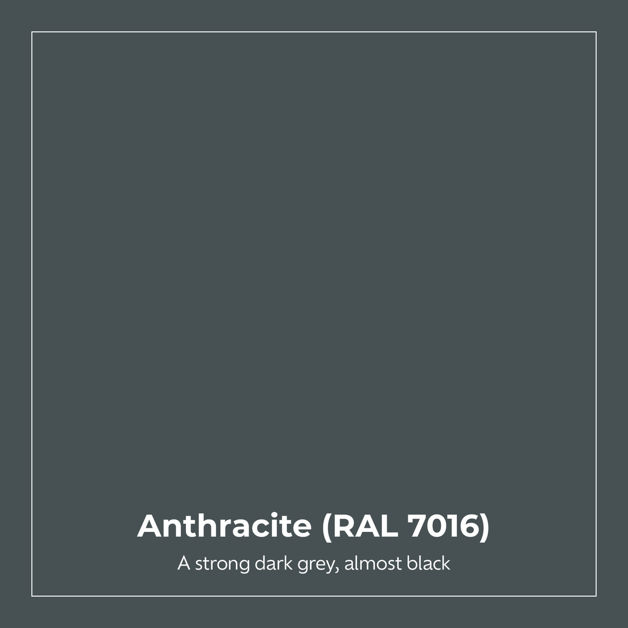 Hamburger Lack-Profi PU Wood Protection Paint – RAL 7016 Anthracite Grey, Matt, Indoor/Outdoor, UV Resistant