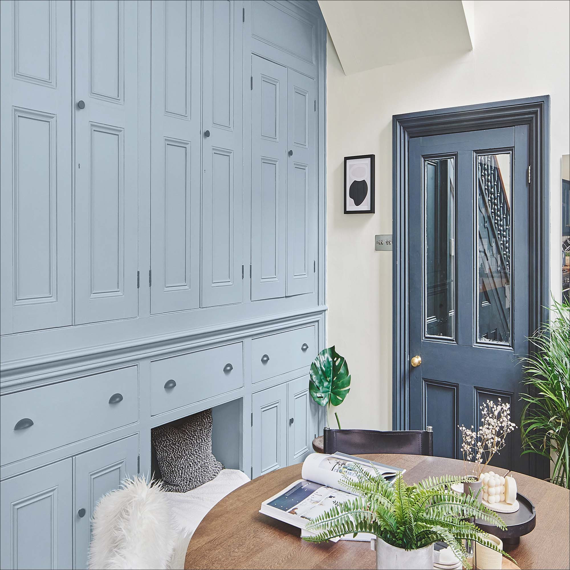 Powder Blue Kitchen Cupboard Paint Matt Blue Finish