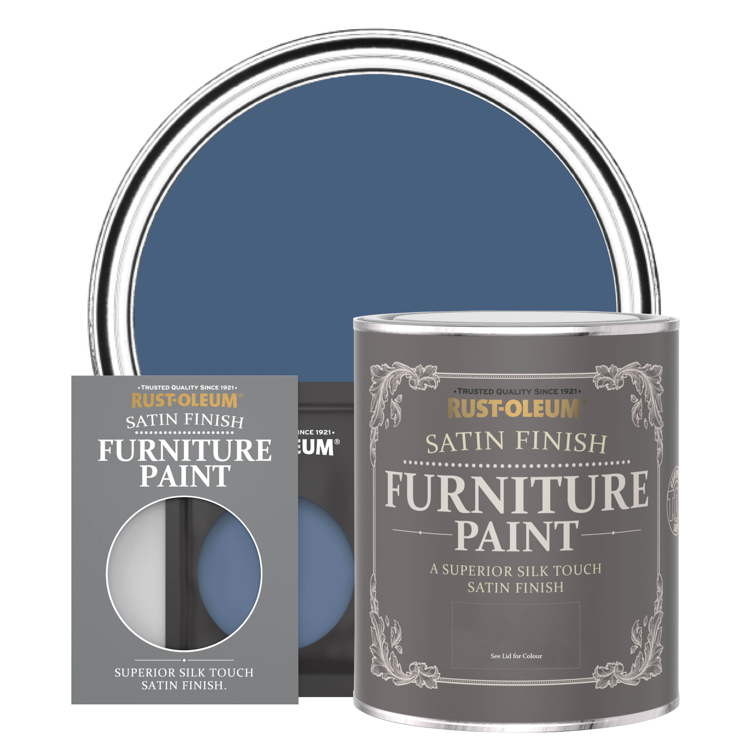 Cobalt Furniture & Trim Paint Satin Blue Finish