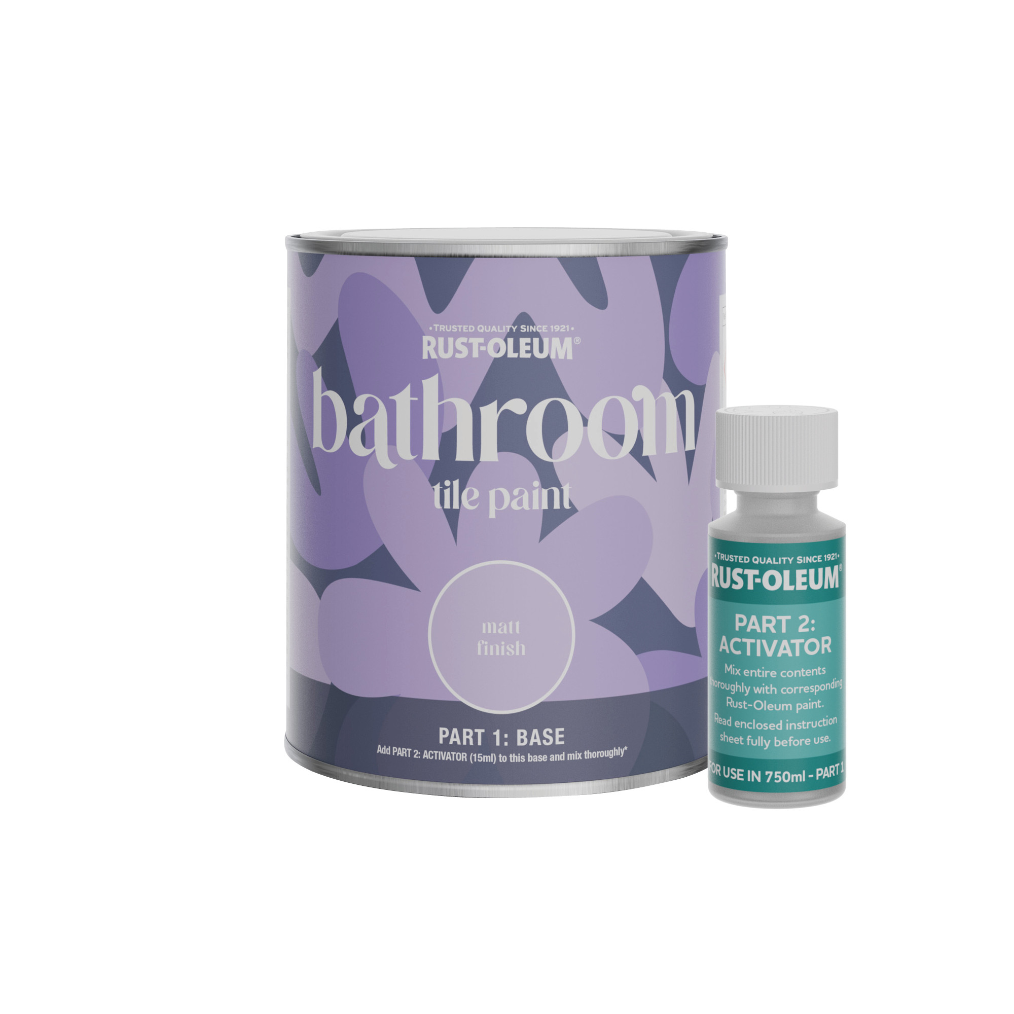 Gresham Blue Bathroom Tile Paint - Matt Blue Finish