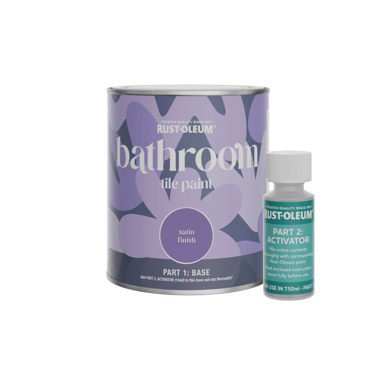 Bathroom Tile Paint, Satin Finish - Homespun 750ml - Rust-oleum