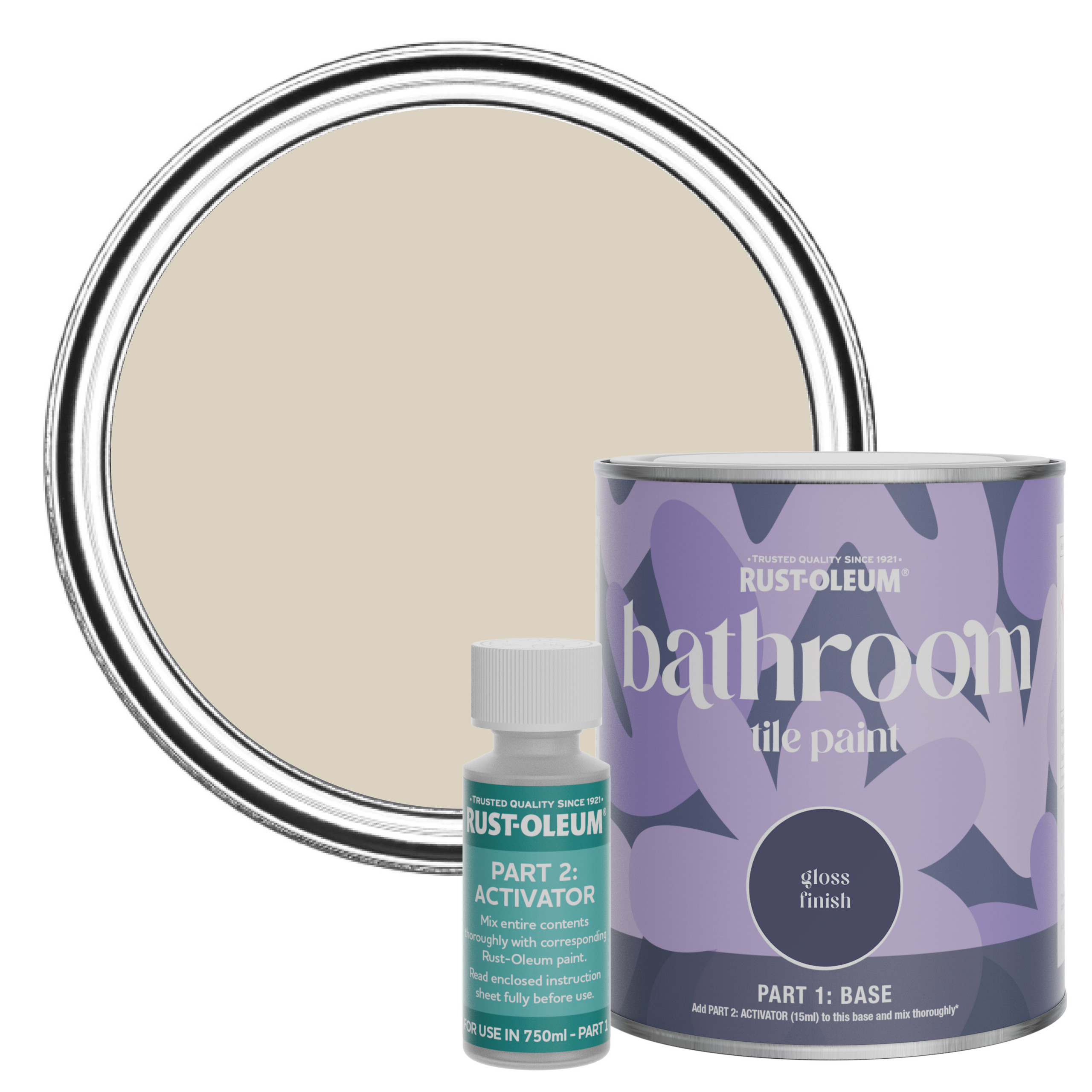 Tea Leaf Bathroom Tile Paint Gloss Green Finish