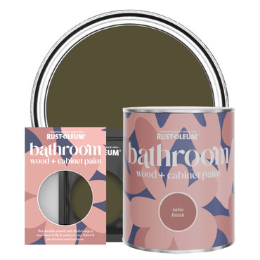 Bathroom Wood & Cabinet Paint, Satin Finish - Greencroft