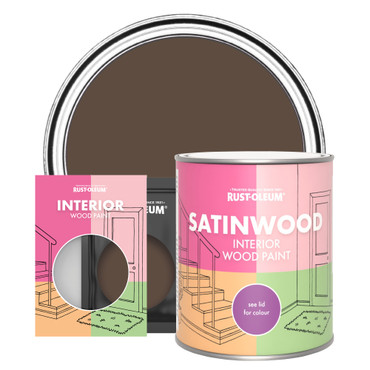 Interior Wood Paint, Satinwood - Coffee Bean