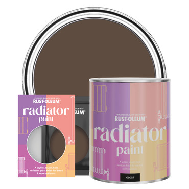 Radiator Paint, Gloss Finish - Coffee Bean