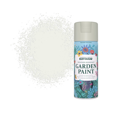 Garden Paint Spray Aerosol in an Off White Matt Finish - Steamed Milk 400ml