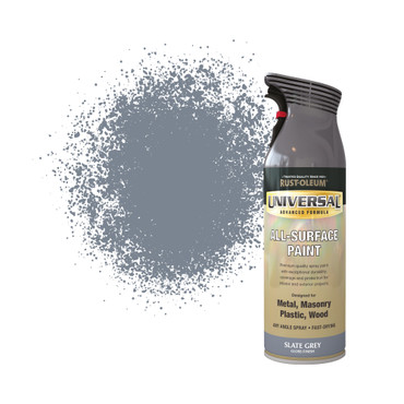 Universal Spray Paint. Gloss Finish - Slate Grey 400ml