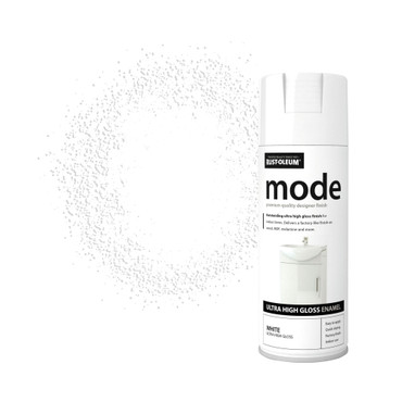 Mode Ultra High Gloss Spray Paint - White 400ml