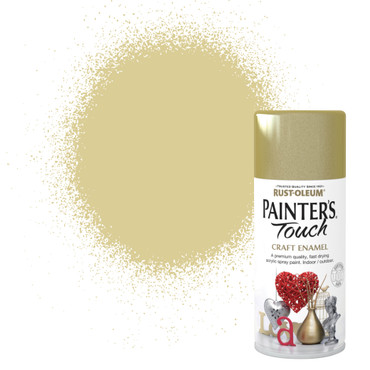 Painter's Touch Craft Enamel Spray Paint, Metallic Finish - Gold 150ml