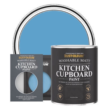 Kitchen Cupboard Paint, Matt Finish - CERULEAN