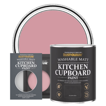 Pink shop cupboard paint