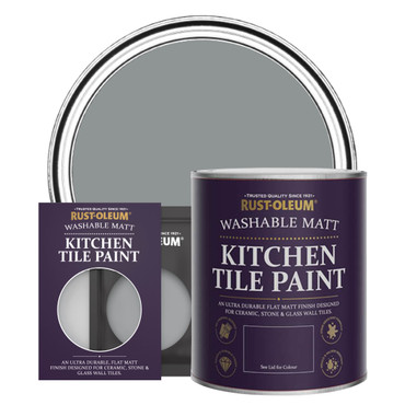 Kitchen Tile Paint, Matt Finish - MID ANTHRACITE