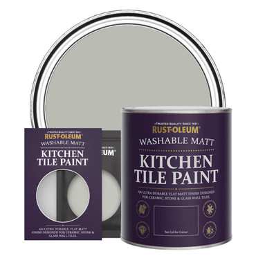 Kitchen Tile Paint, Matt Finish - GREY TREE