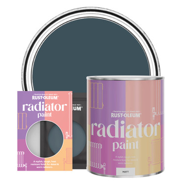 Radiator Paint, Matt Finish - Evening Blue