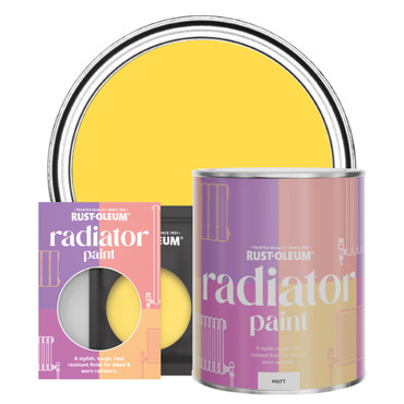 Radiator Paint, Matt Finish - Lemon Sorbet