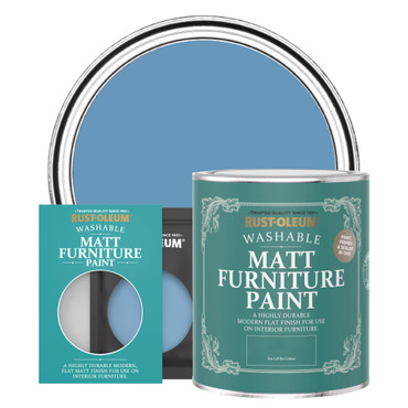 Matt Furniture Paint - CORNFLOWER BLUE