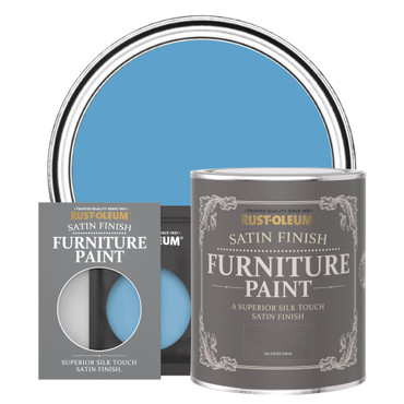 Satin Furniture Paint - CERULEAN