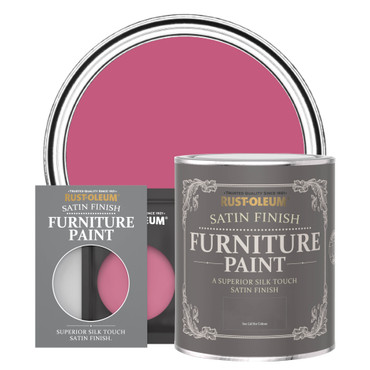 Satin Furniture Paint - RASPBERRY RIPPLE