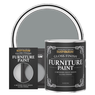 Gloss Furniture Paint - MID ANTHRACITE