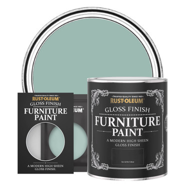 Gloss Furniture Paint - COASTAL BLUE