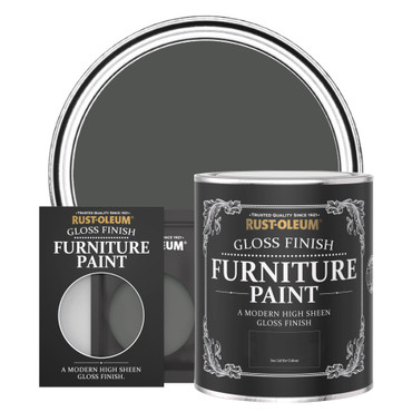 Gloss Furniture Paint - GRAPHITE