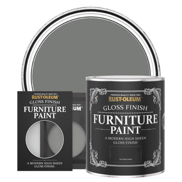 Gloss Furniture Paint - TORCH GREY