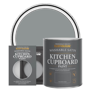 Kitchen Cupboard Paint, Satin Finish - MID ANTHRACITE