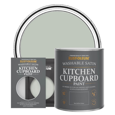 Kitchen Cupboard Paint, Satin Finish - CHALK GREEN
