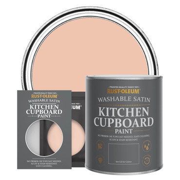 Kitchen Cupboard Paint, Satin Finish - CORAL