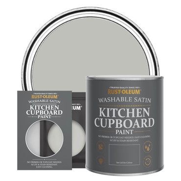 Kitchen Cupboard Paint, Satin Finish - FLINT