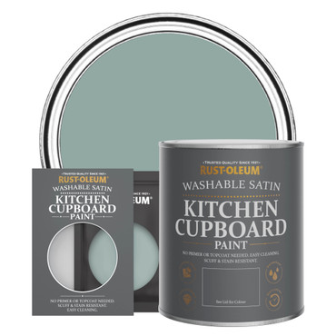 Kitchen Cupboard Paint, Satin Finish - GRESHAM BLUE