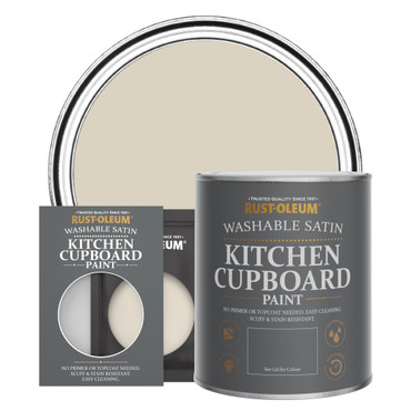 Kitchen Cupboard Paint, Satin Finish - HESSIAN