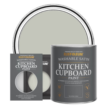 Kitchen Cupboard Paint, Satin Finish - TYNE FOG