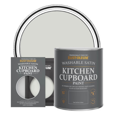 Kitchen Cupboard Paint, Satin Finish - WINTER GREY