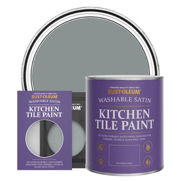 Kitchen Tile Paint, Satin Finish - SLATE