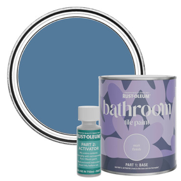 Bathroom Tile Paint, Matt Finish - Blue Silk 750ml