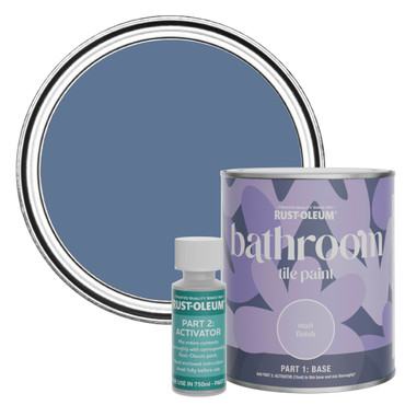 Bathroom Tile Paint, Matt Finish - Blue River 750ml