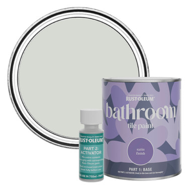 Bathroom Tile Paint, Satin Finish - Winter Grey 750ml