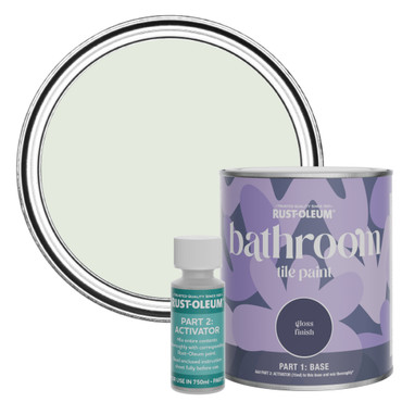 Bathroom Tile Paint, Gloss Finish - Sage Mist 750ml