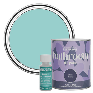 Bathroom Tile Paint, Gloss Finish - Teal 750ml