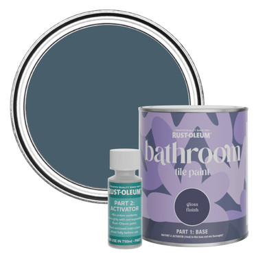 Bathroom Tile Paint, Gloss Finish - Blueprint 750ml