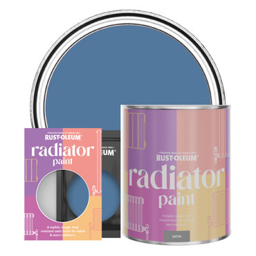 Radiator Paint, Satin Finish - Blue Silk
