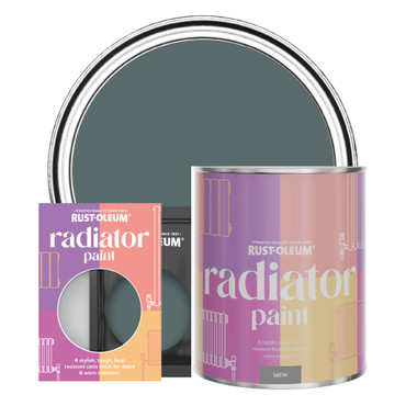 Radiator Paint, Satin Finish - Deep Sea