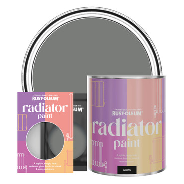 Radiator Paint, Gloss Finish - Torch Grey
