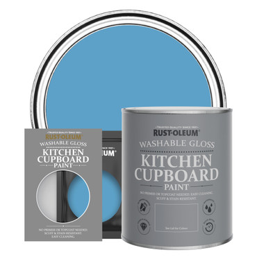 Kitchen Cupboard Paint, Gloss Finish - CERULEAN