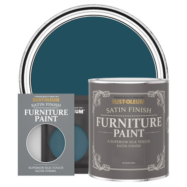 Satin Furniture & Trim Paint - Commodore Blue