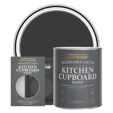 Kitchen Cupboard Paint, Satin Finish - Dark Magic