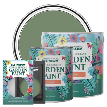Garden Paint, Satin Finish - ALL GREEN